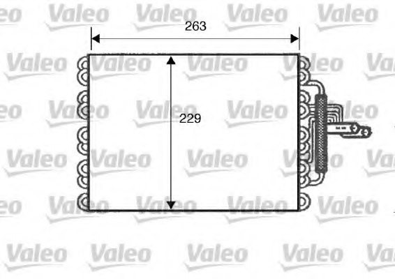 VALEO 817189 Evaporator, air conditioning